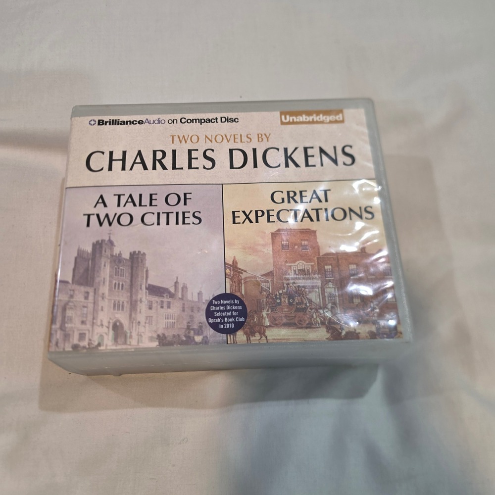 Charles Dickens Audiobook CD Set Unabridged Tale of Two Cities Great Expectation